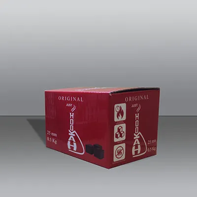 بسته زغال نیم کیلویی قالبی قلیان جاست هوکا