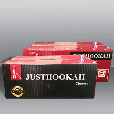 کارتن زغال فشرده حبه ای قلیان جاست هوکا